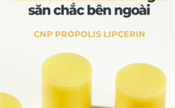 Son dưỡng môi keo ong đa năng (Lipcerin) phục hồi và giữ ẩm môi kéo dài đến 12 giờ CNP Laboratory Propolis Lipcerin 15ml