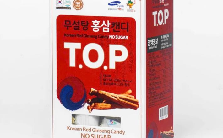Bộ 2 hộp kẹo hộp hồng sâm TOP 200g x2 