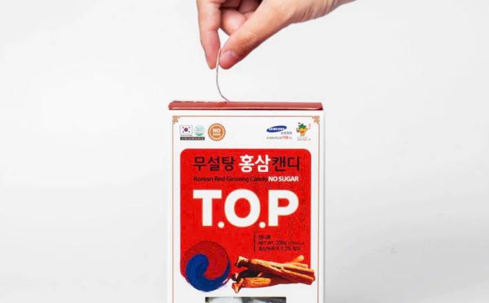 Bộ 2 hộp kẹo hộp hồng sâm TOP 200g x2 