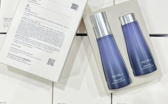 Xịt Khoáng Sum37 Waterfull Hydrating Gel Mist Set 2pcs (60ml+60ml)