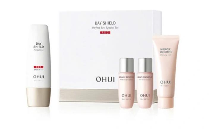 Bộ Kem chống nắng OHUI Day Shield Perfect Sun Red SPF50+/PA++++
