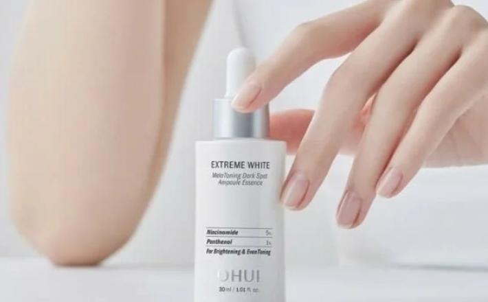 Bộ Tinh chất mờ nám trắng da OHUI Extreme White Ampouse special set