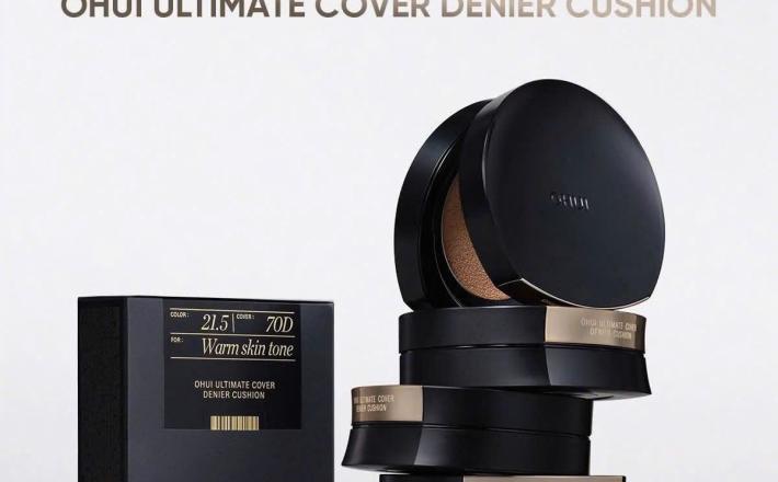 Phấn nước kiềm dầu che phủ cao mỏng nhẹ OHUI Ultimate Cover Denier Cushion SPF50/PA+++ 13G (Tặng 1 lõi)