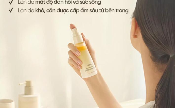 Tinh chất dạng xịt Su:m37 Secret Pore Ceramide Bubble Spray Serum 60ml