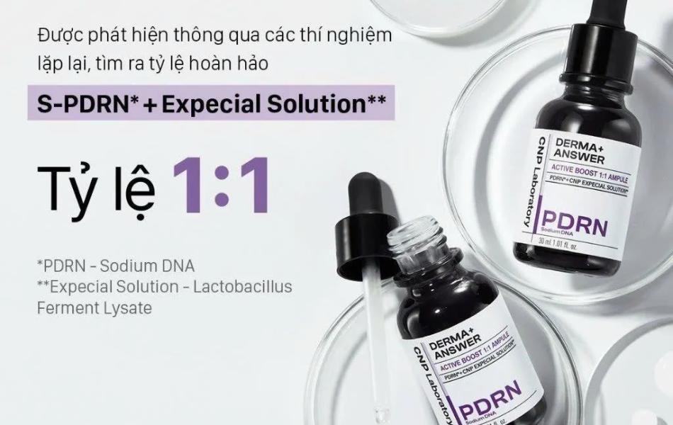 Tinh chất PDRN căng bóng sáng da hỗ trợ tái sinh CNP Derma Answer Active Boost Ampule 15ml