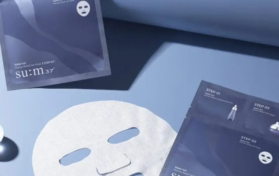 Mặt Nạ Cấp Nước Sum37 Water-full 3-step Mask Y23 (Hộp 10 miếng)