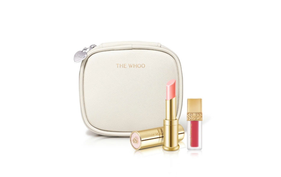 Bộ Son Whoo Gongjinhyang:Mi Glow Lip Balm 2024 Màu Pink - tặng kèm 1 son kem lì mini (bao bì ngẫu nhiên)