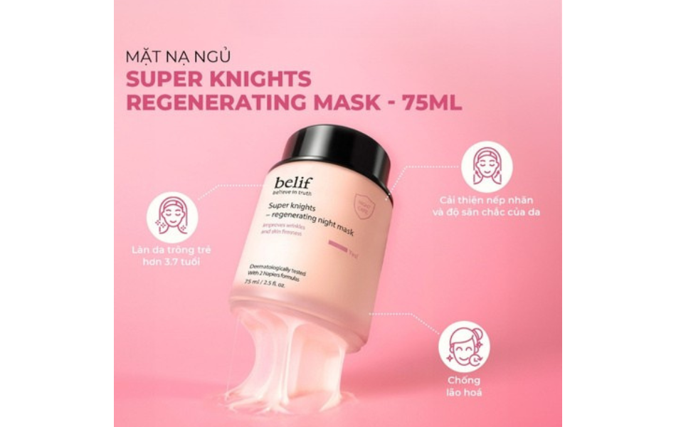 Mặt nạ ngủ Belif Super Knight Regenerating Night Mask 75ml