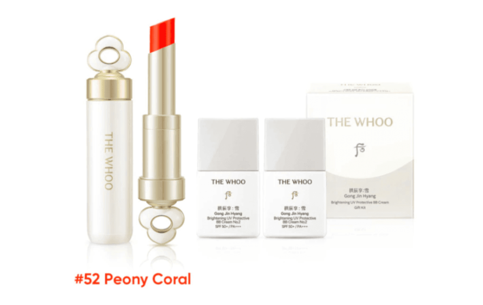 Son dưỡng môi đông y có màu The whoo Essential Lip Glow Balm