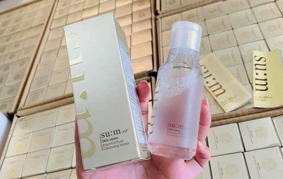 Nước Tẩy Trang Dịu Nhẹ Sum37 Skin Saver Essential Pure Cleansing Water 100ml