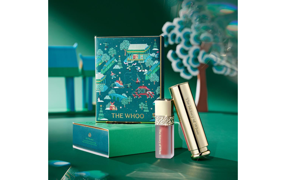 Bộ Son Whoo Gongjinhyang:Mi Glow Lip Balm 2024 Màu Pink - tặng kèm 1 son kem lì mini (bao bì ngẫu nhiên)
