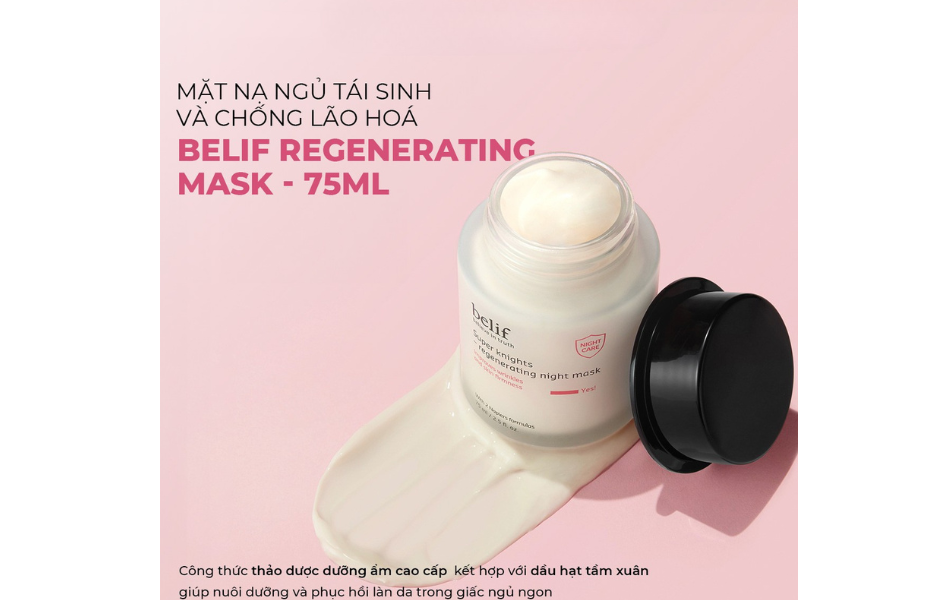 Mặt nạ ngủ Belif Super Knight Regenerating Night Mask 75ml