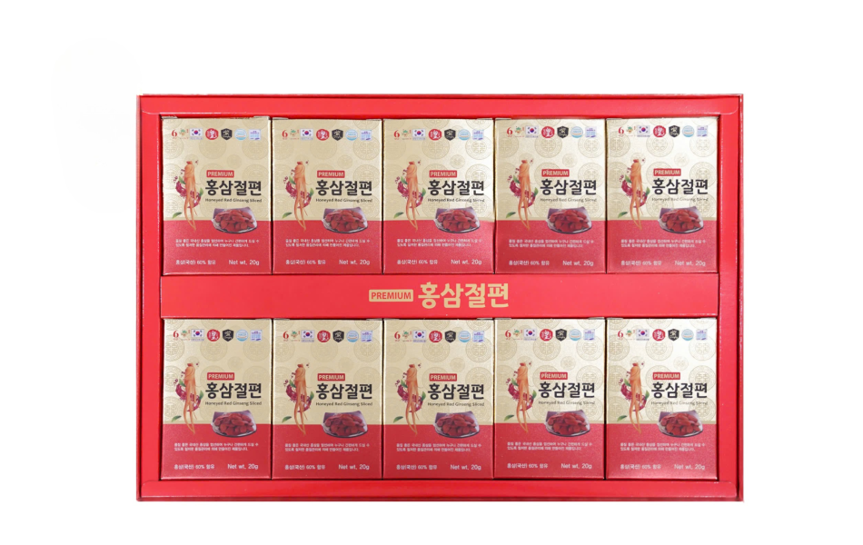 Hồng sâm thái lát tẩm mật ong Hàn Quốc Premium hộp 200g