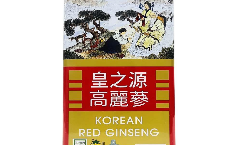 Hồng sâm củ khô hộp thiếc HG Bio 300g