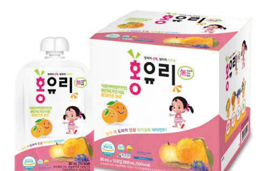 Nước uống Hồng Sâm Bổ Phổi dành cho bé HongYouLi 80ml x 10 gói