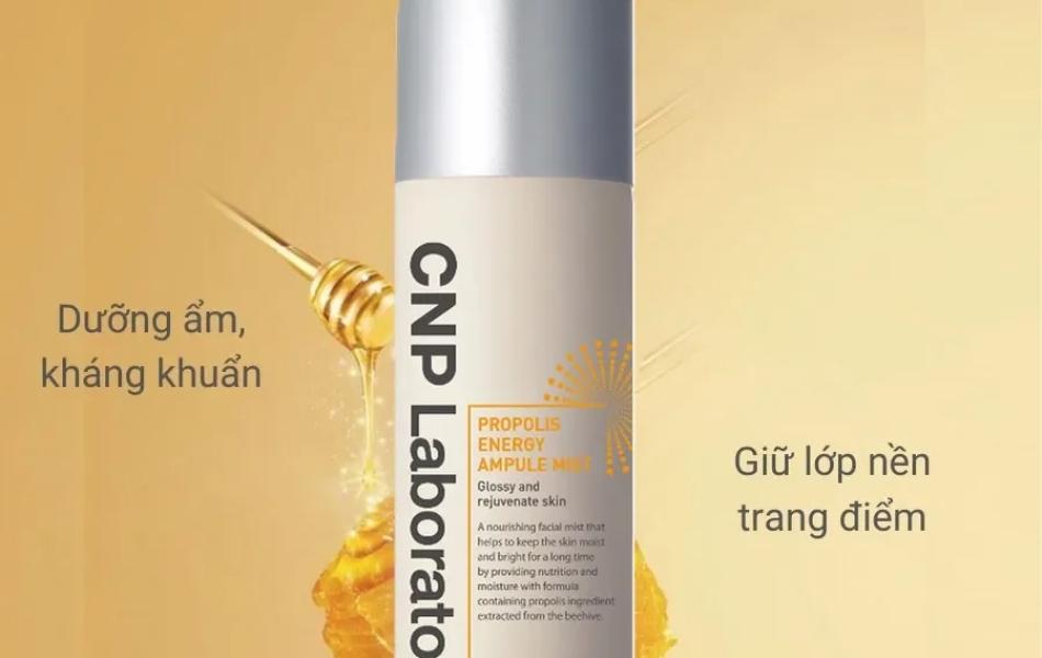 Xịt khoáng tinh chất keo ong tái tạo da CNP Laboratory Propolis Energy Ampule Mist 50ml