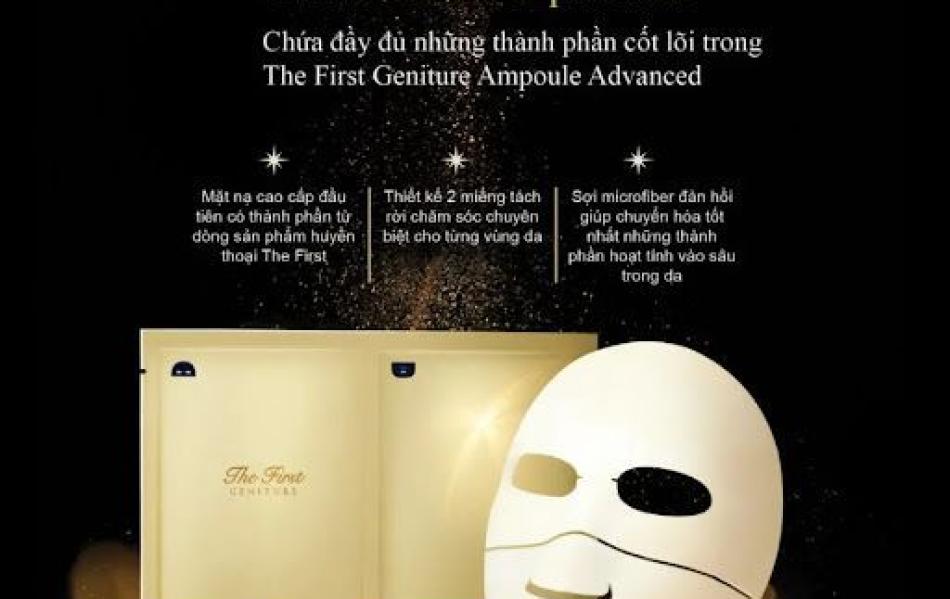 Mặt nạ chống lão hóa da tái sinh da OHUI The First Geniture Ampoule Mask Set