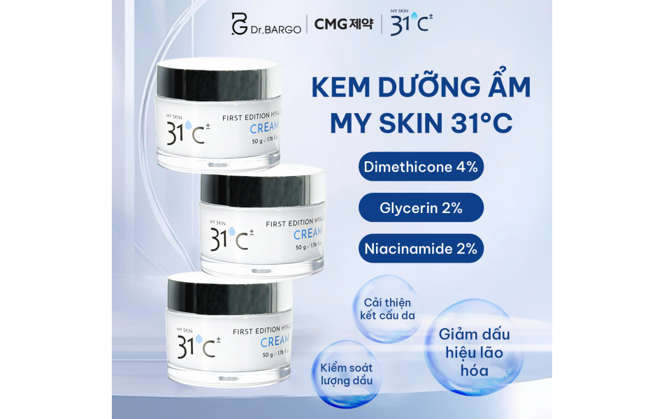 Kem dưỡng Hyaluronic My skin 31 độ (50g/ hộp)