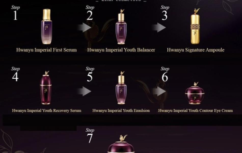 Bộ Dưỡng Da Kiệt Tác Hoàn Lưu Cao Whoo Hwanyu Imperial Youth Heritage Set