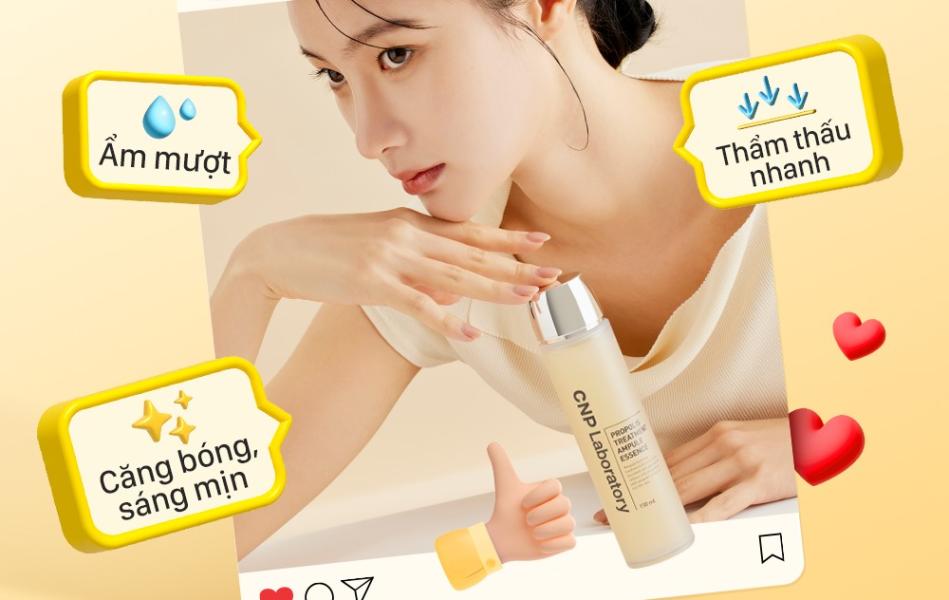 Nước thần keo ong (tiền tinh chất) dưỡng da giúp phục hồi làn da CNP Laboratory Propolis Treatment Ampule Essence 150ml