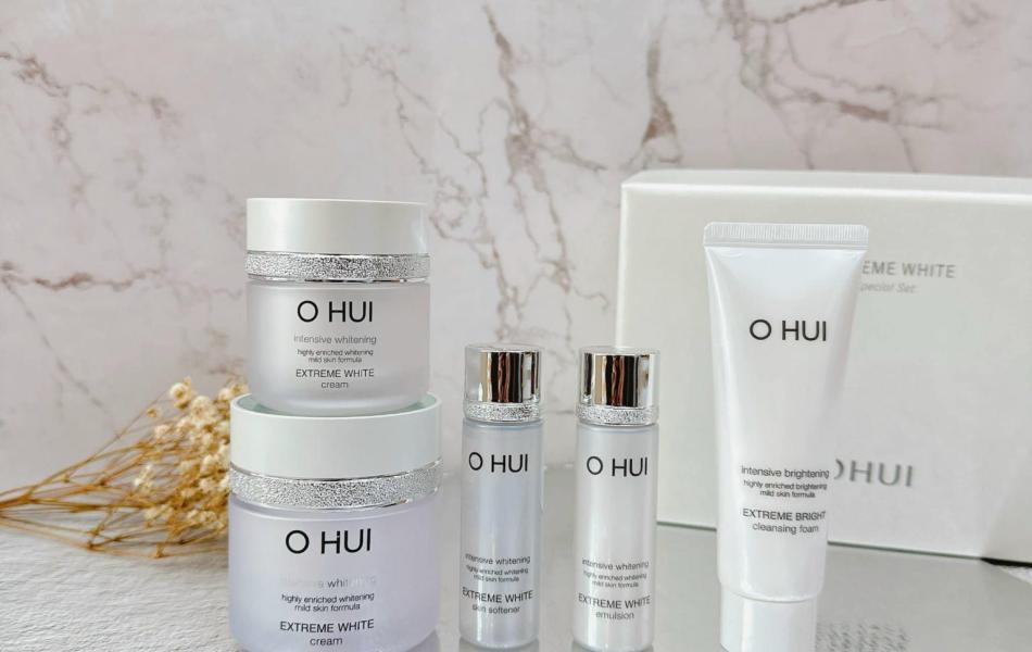 Bộ kem dưỡng trắng da OHUI Extreme White Cream Special Set
