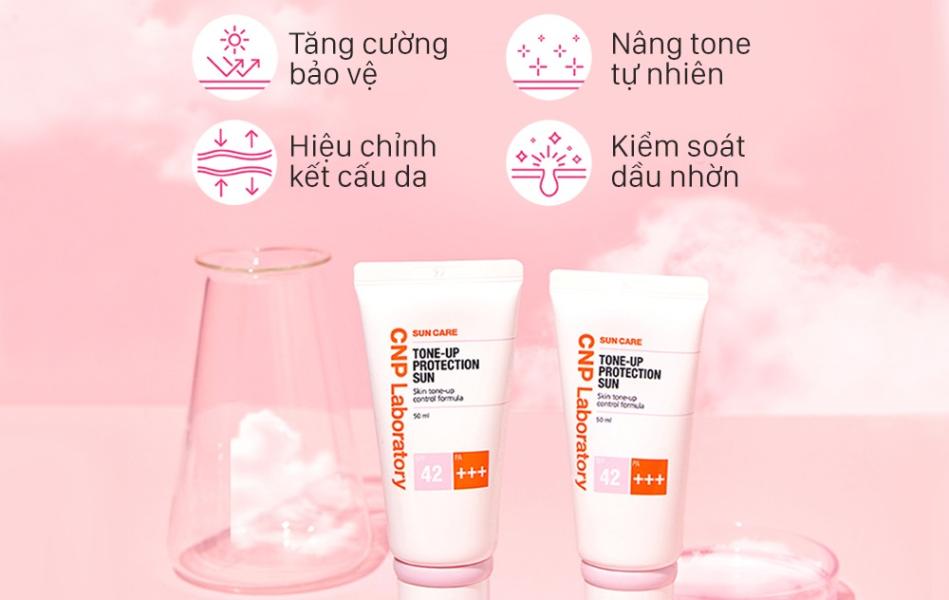 Kem Chống Nắng CNP Laboratory Nâng Tông Da 50ml Tone-Up Protection Sun SPF42 PA+++