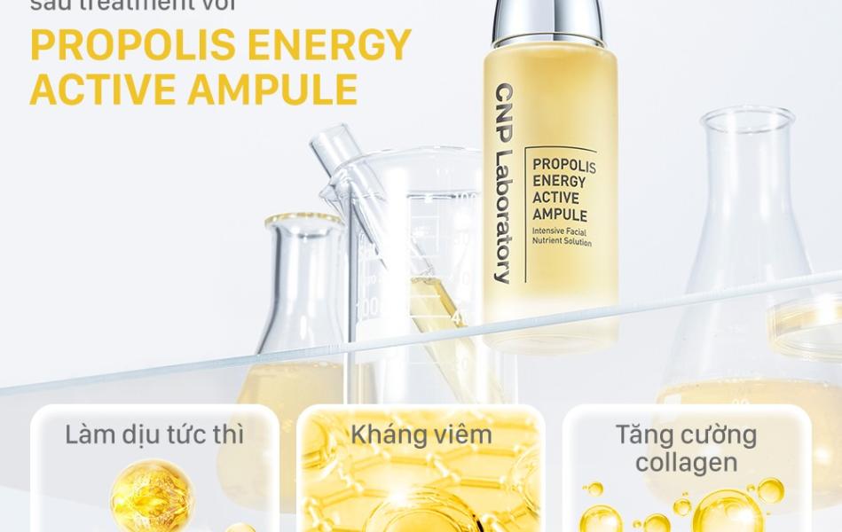 Tinh Chất Keo Ong Tái Tạo Phục Hồi Da CNP Laboratory Propolis Energy Ampule 15ml
