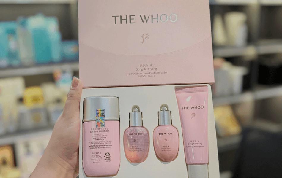 Bộ Kem chống nắng Whoo Gongjinhyang Soo Hydrating Suncreen Fluid Special Set
