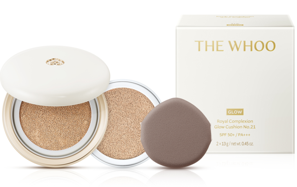 Phấn Nước Che Phủ Khuyết Điểm Và Dưỡng Sáng Da WHOO ROYAL COMPLEXION GLOW CUSHION SPF50+/PA+++Y25 (Màu 21 hoặc 23)