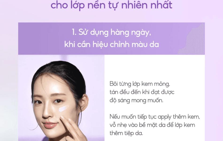 Kem chống nắng trắng d 'Alba Truffle Tone Up Purple 50ml
