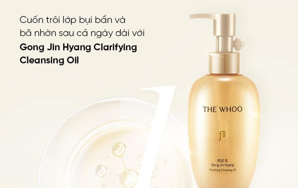 Bộ Làm Sạch Whoo Gongjinhyang Clarifying Cleansing Duo Kit Y25