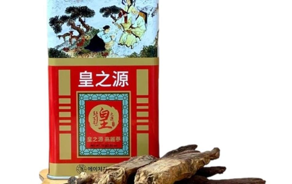 Hồng sâm củ khô hộp thiếc HG Bio 37.5g