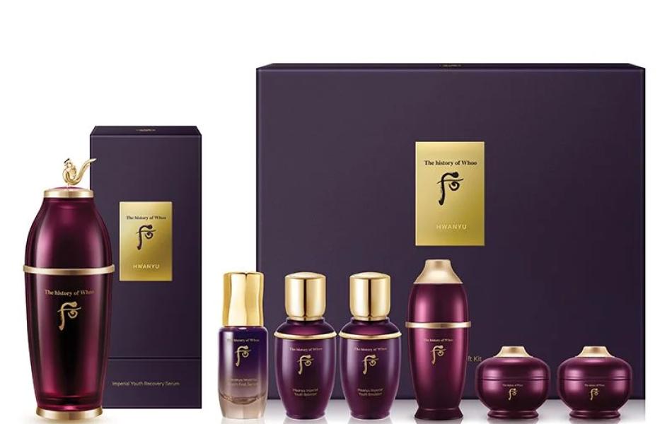 Bộ Tinh chất Kiệt tác Hoàn lưu Hwanyu Imperial Youth Recovery Serum Special Set
