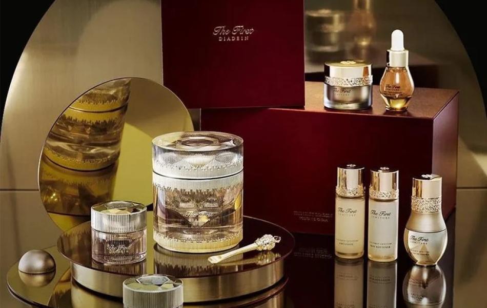 Bộ kem dưỡng trẻ hóa da từ bột kim cương OHUI The First Diadein Solitaire Cream
