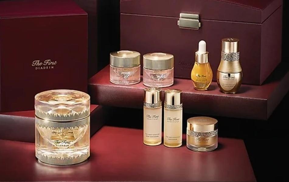 Bộ kem dưỡng trẻ hóa da từ bột kim cương OHUI The First Diadein Solitaire Cream