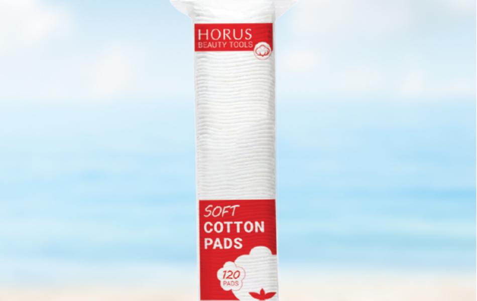 Combo 5 Gói Bông Tẩy Trang Horus Soft Cotton Pads 120 pads/gói