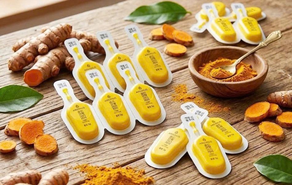 Tinh chất nghệ Nano Curcumin 365 Premium Hàn Quốc Mẫu Mới (Hộp 32 tép x 3g)