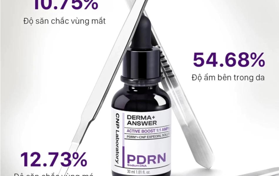 Tinh chất PDRN căng bóng sáng da hỗ trợ tái sinh CNP Derma Answer Active Boost Ampule 30ml