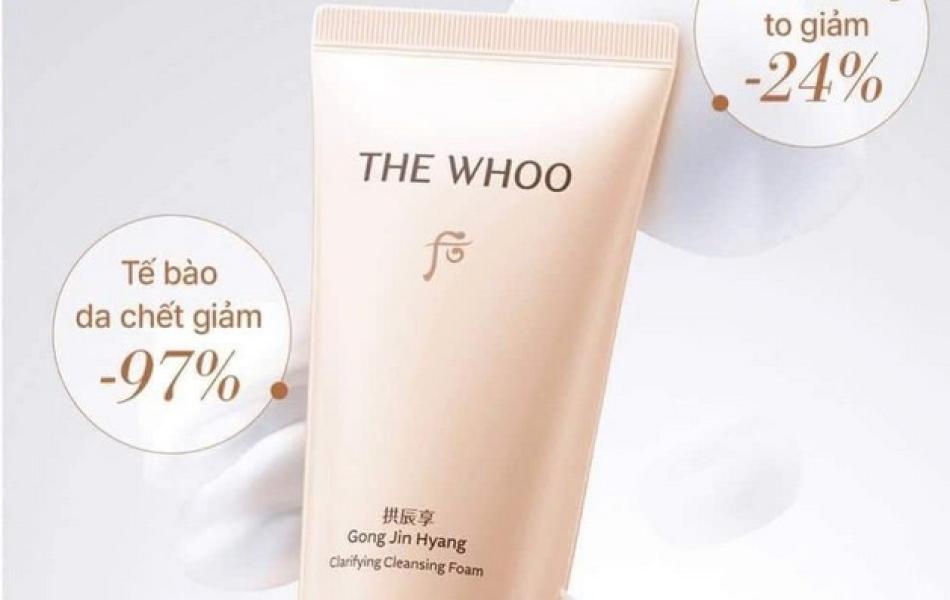 Sữa rửa mặt Whoo Gongjinhyang Clarifying Cleansing Foam 40ml
