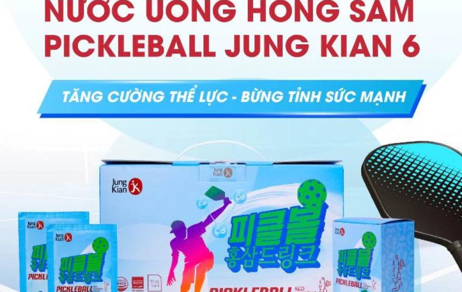 Nước uống hồng sâm Pickleball Jung Kian 6 – 30 gói x 50ml