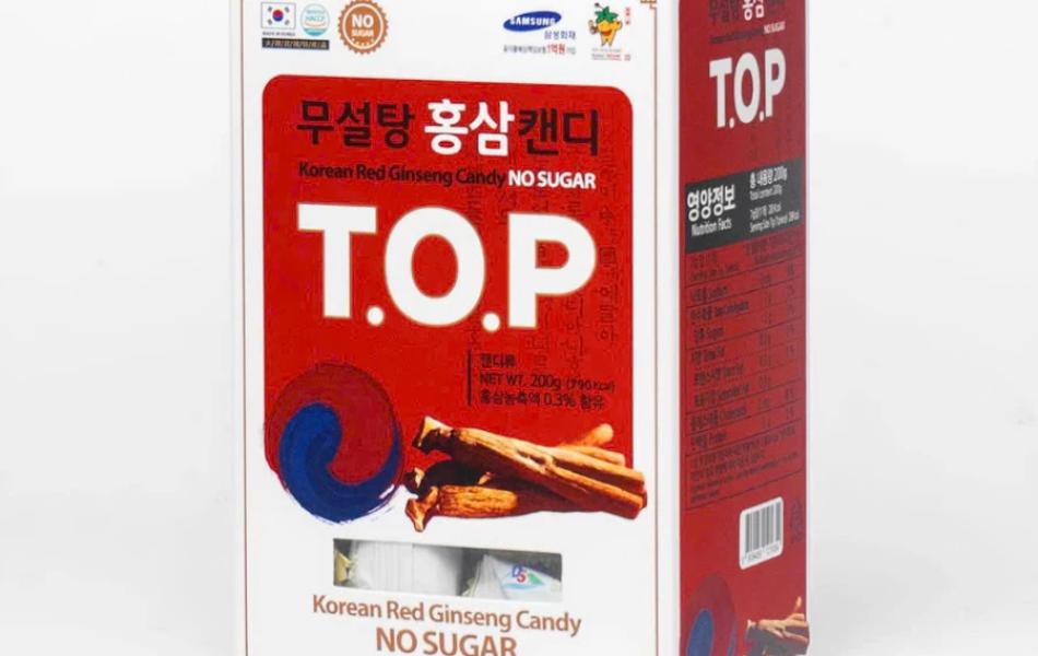 Bộ 2 hộp kẹo hộp hồng sâm TOP 200g x2 