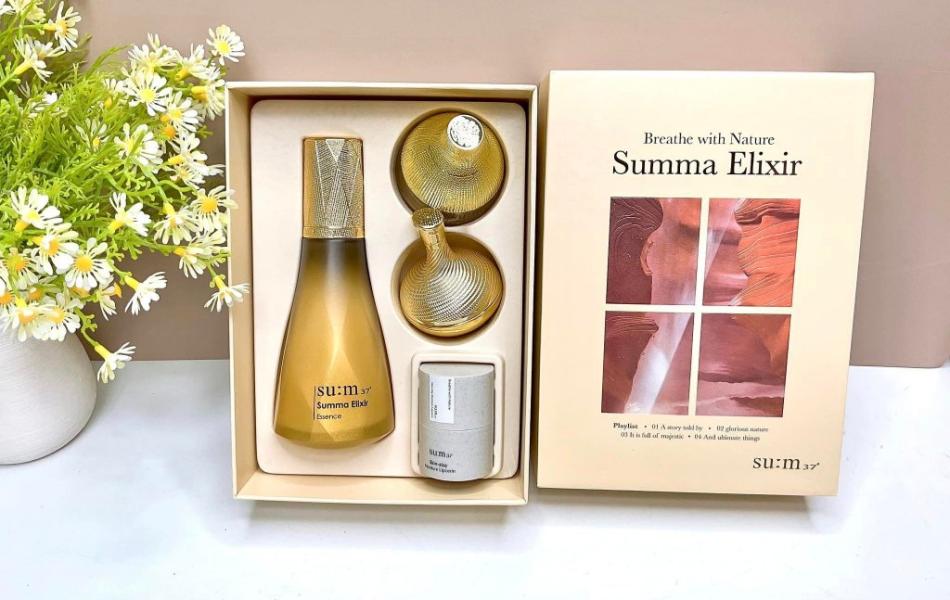 Bộ tinh chất chống lão hóa đa tác động cải thiện 8 vấn đề chuyên sâu Su:m37 LosecSumma Elixir Essence