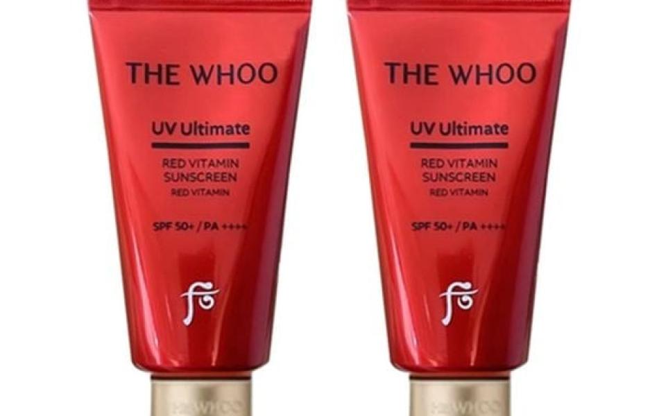 Combo 2 Kem Chống Nắng The Whoo UV Ultimate Red Vitamin Sunscreen SPF50+/PA++++ 25mlx2