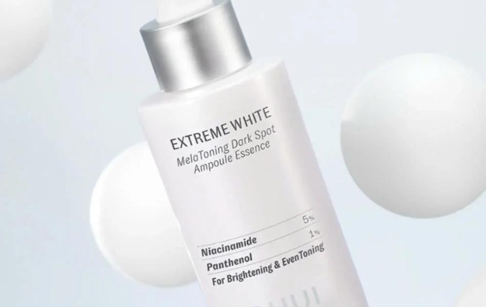 Bộ Tinh chất mờ nám trắng da OHUI Extreme White Ampouse special set